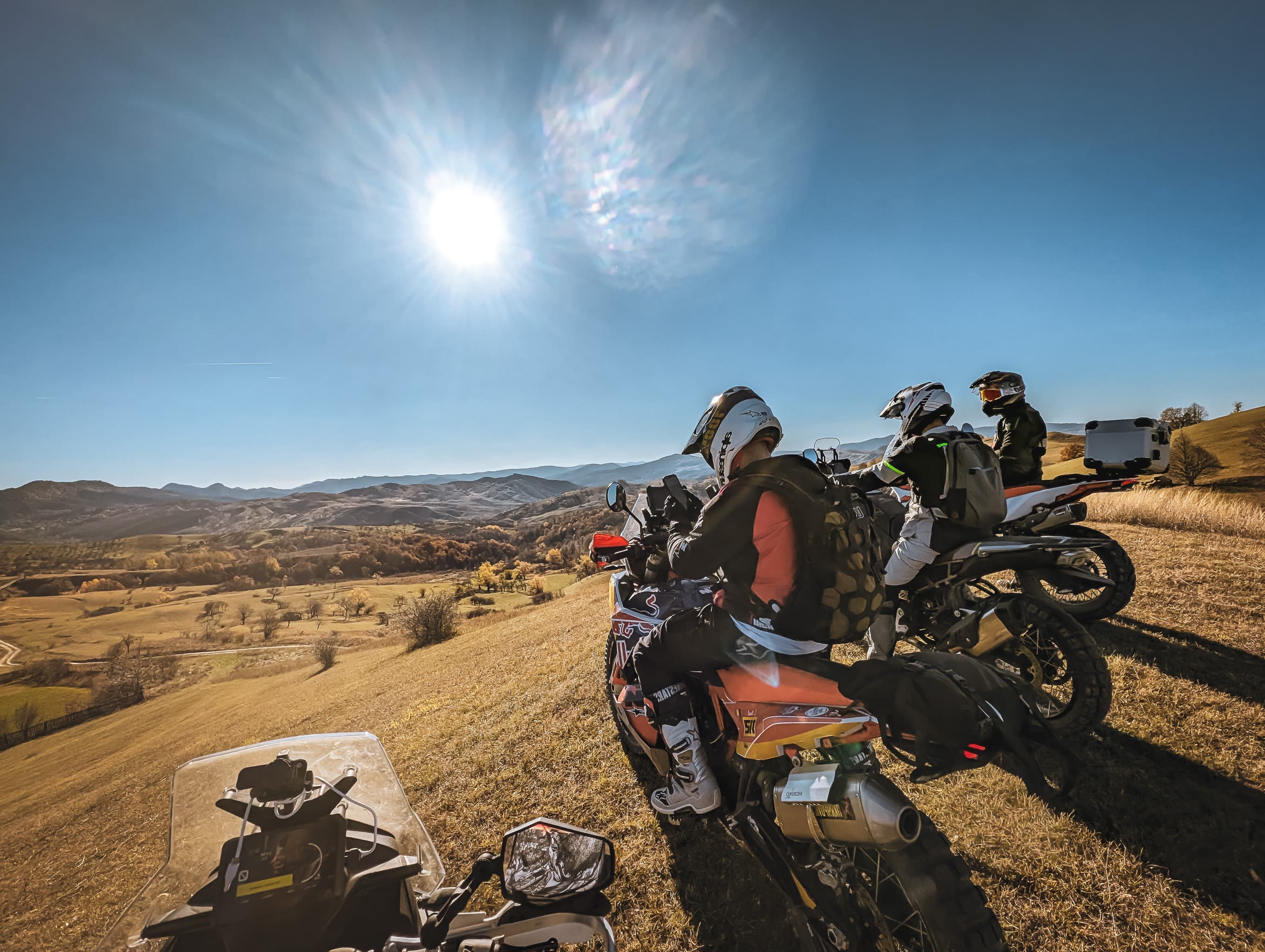 Snowy mountain terrain